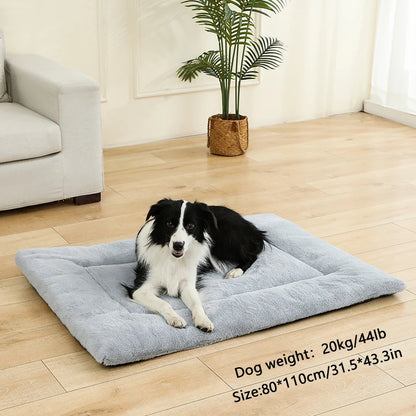 S-2XL Pet Dog Cat Soft Long Plush Beds Cushion Mat Sleeping Sofa