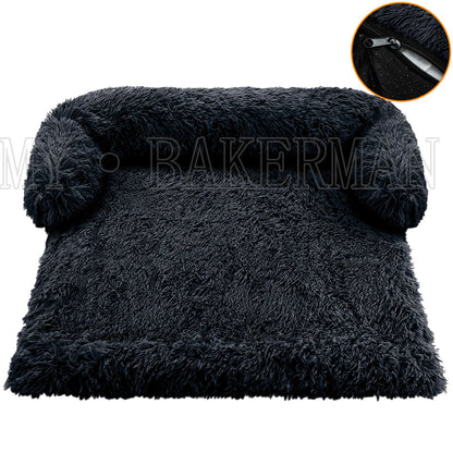 S-2XL Soft Plush Pet Dog Cat Bed Mat Sleeping Sofa