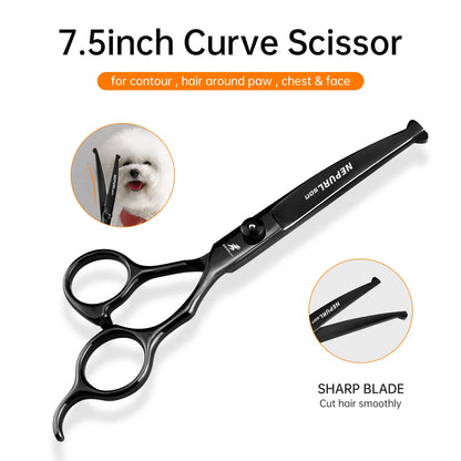 5pc Stainless Steel Pet Dog Cat Grooming Scissors Comb Sets