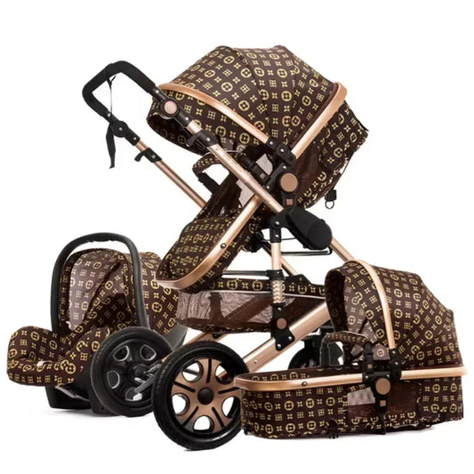 4-in-1 Lightweight Baby Stroller