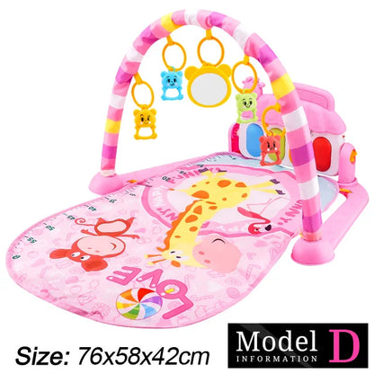 Baby Fitness Stand Music Play Gym for Early Education