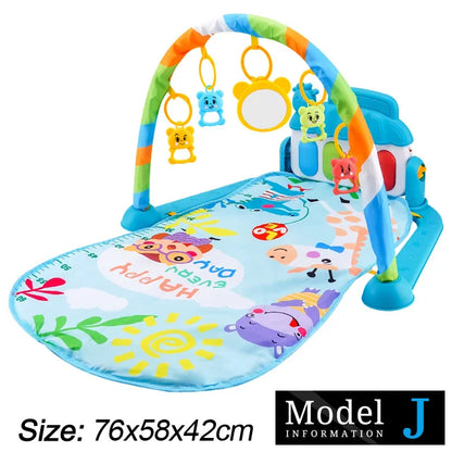 Baby Fitness Stand Music Play Gym for Early Education