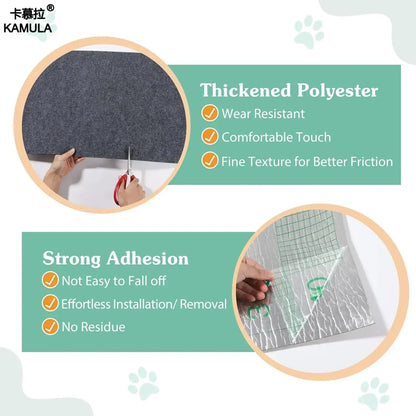 Trimmable Cat Scratching Mat Sofa Self-adhesive Scratch Tape