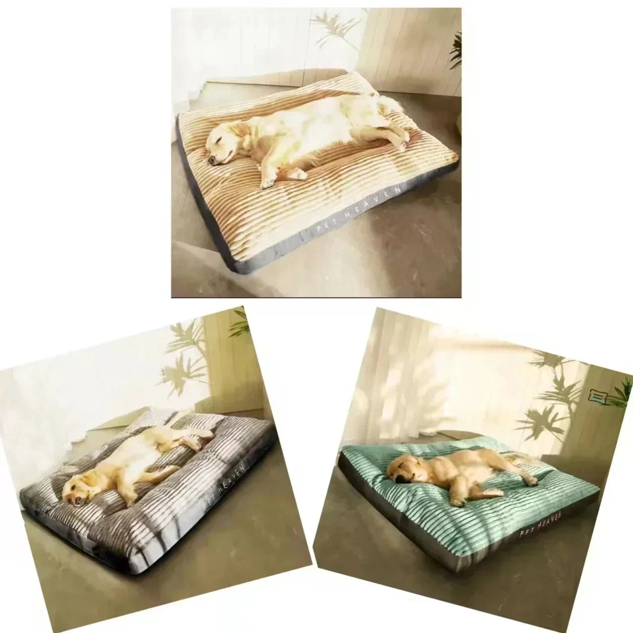 L-3XL Washable Corduroy Pet Dog Bed Sofa Cushion Mat