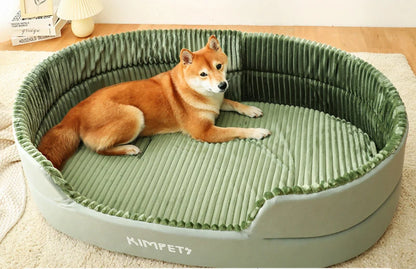 S-3XL Washable Plush Kennel Pet Dog Bed Sofa Cushion Mat