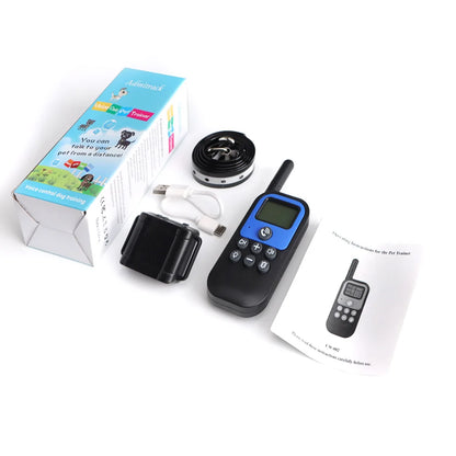 1500m Pet Dog Voice Walkie-Talkie Remote Control Waterproof Rechargeable Training Collar