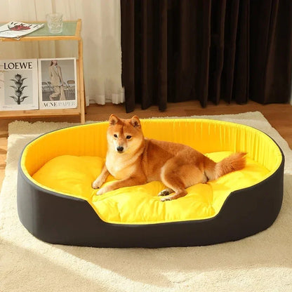 S-L Pet Dog Bed Sofa Kennel Cushion Mat