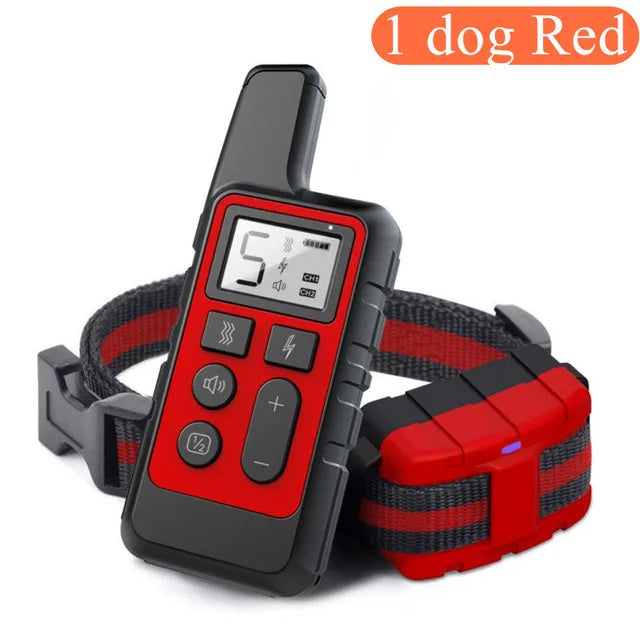 500m Waterproof Pet Dog Anti Bark Training Collar Remote Control Rechargeable