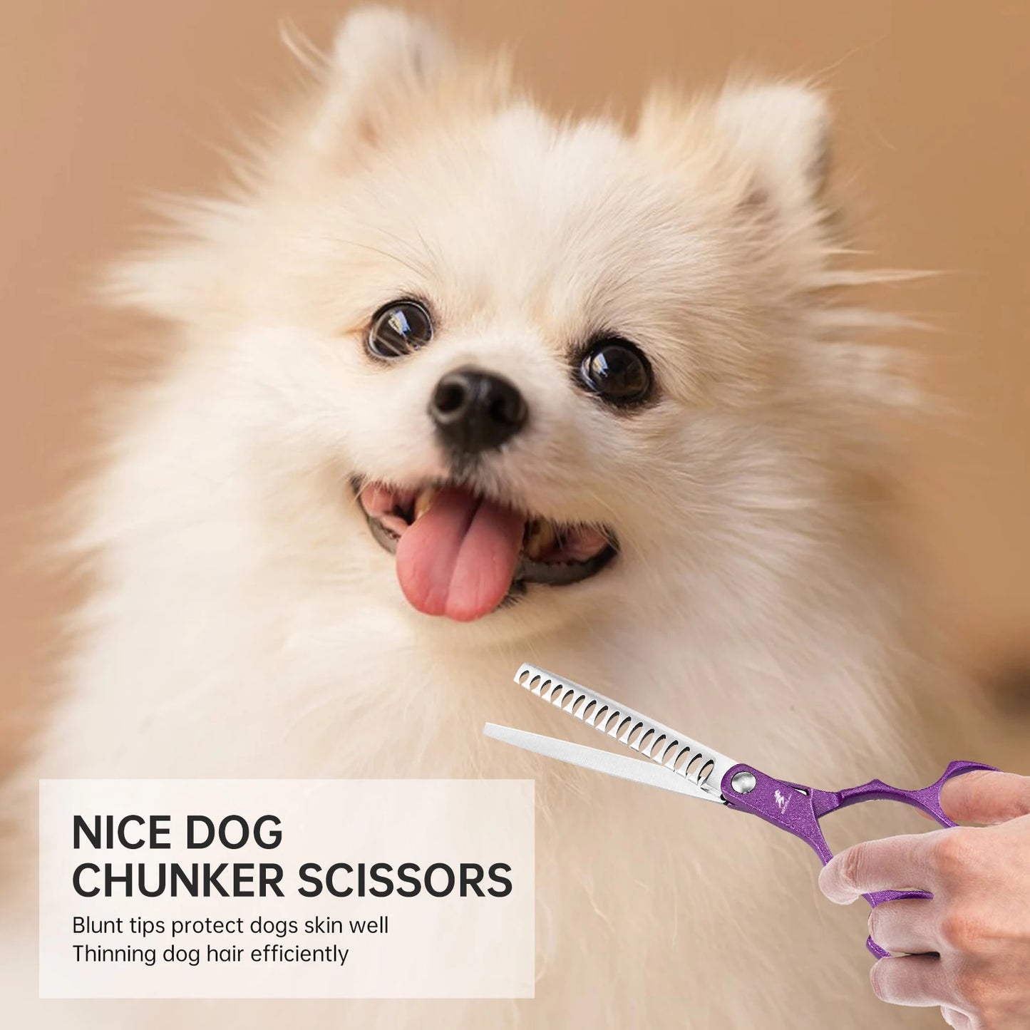 7.5 " Stainless Steel Pet Dog Cat Grooming Scissors