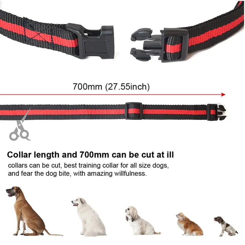 500m Waterproof Pet Dog Anti Bark Training Collar Remote Control Rechargeable