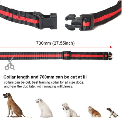 500m Waterproof Pet Dog Anti Bark Training Collar Remote Control Rechargeable