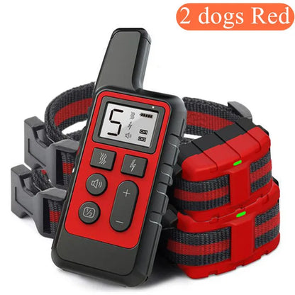 500m Waterproof Pet Dog Anti Bark Training Collar Remote Control Rechargeable