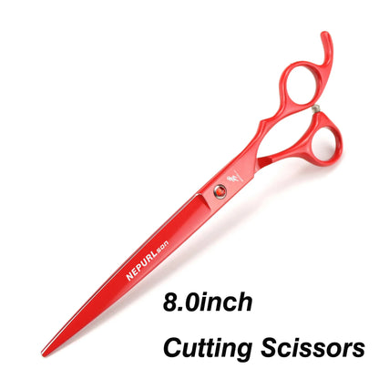 8" Stainless Steel Pet Dog Cat Grooming Scissors Combs Kits