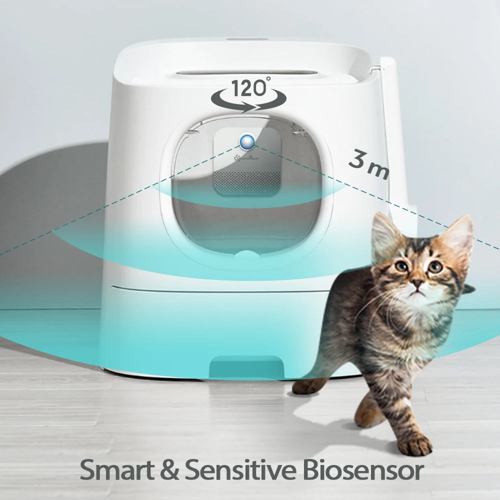 4000mAh Smart Odor Purifier Deodorizer For Pet Cat Litter Box