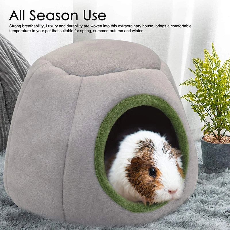 Small Animal Pet Hamster Guinea Pig Cage House Cotton Nest Bed