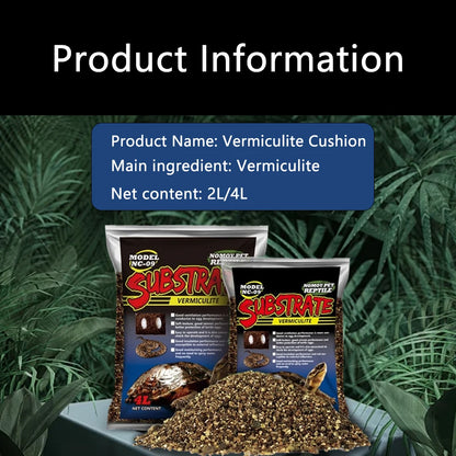 2/4L Perlite Vermiculite Coconut Soil Reptile Turtle Egg Incubation Substrate