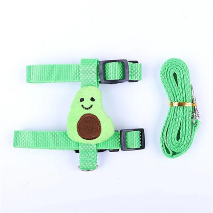 Pet Rabbit Small Animal Adjustable Harness and Leash Set