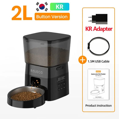 2L Pet Dog Cat Automatic Feeder Food Dispenser