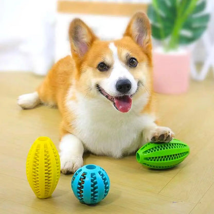 Natural Rubber Interactive Pet Dog Teeth Cleaning Chew Toys