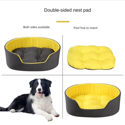 S-L Pet Dog Bed Sofa Kennel Cushion Mat