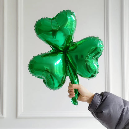 Lucky Leaf Balloons for St Patrick's Day Party Decor