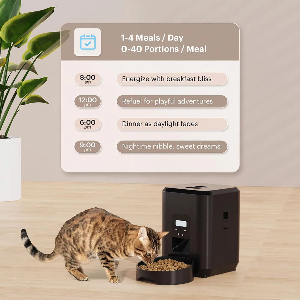 2L Pet Dog Cat Smart Feeder Food Dispenser Bowl