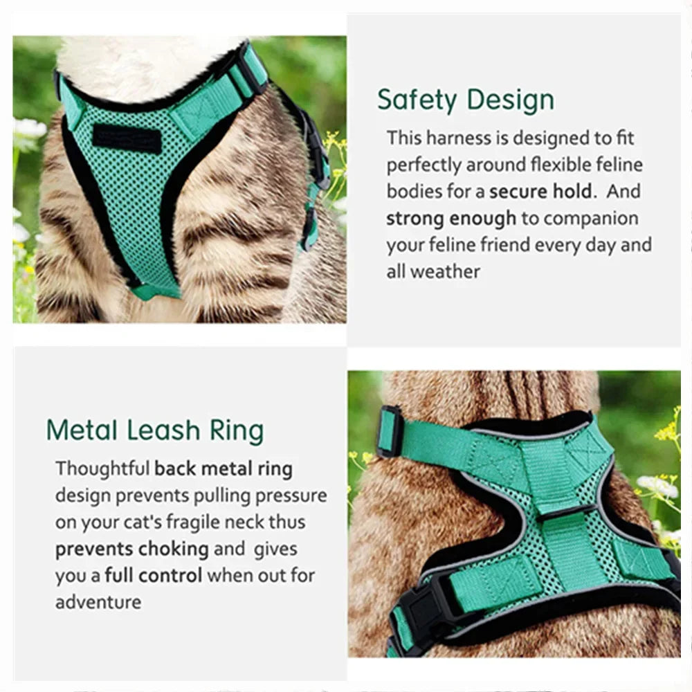 XS-S Pet Cat Harness and Leash Set