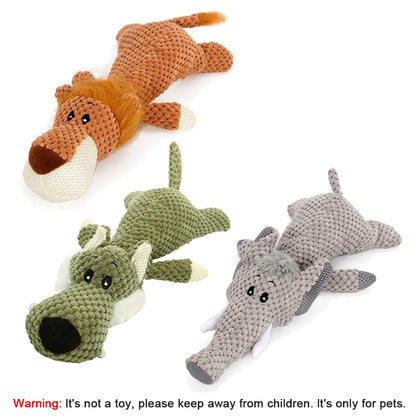 1/3Pcs Bite-Resistant Squeaky Sound Plush Pet Dog Toy