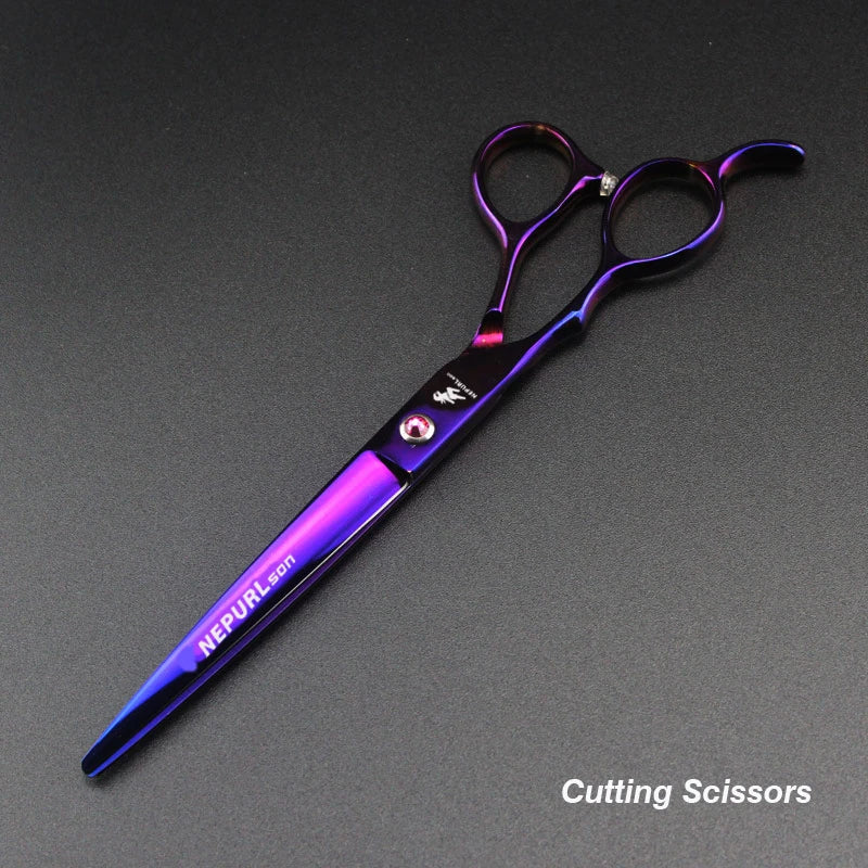 5pc Stainless Steel Pet Dog Cat 7" Grooming Scissors Combs Sets