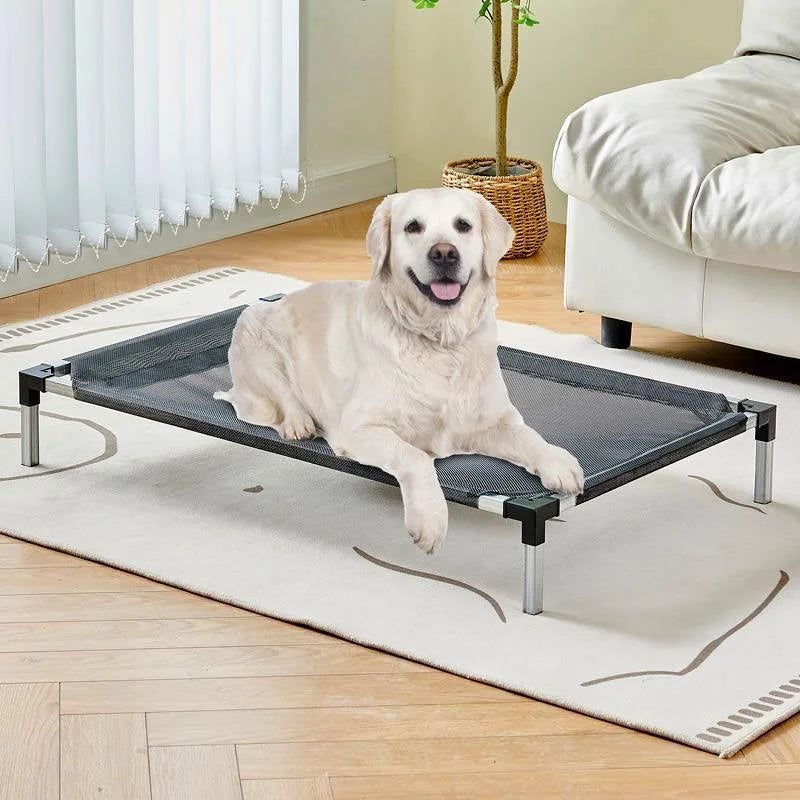 S-XL Elevated Pet Dog Folding Camping Bed Removable Washable