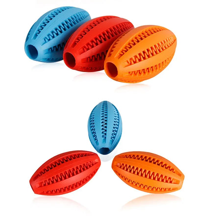 Natural Rubber Interactive Pet Dog Teeth Cleaning Chew Toys