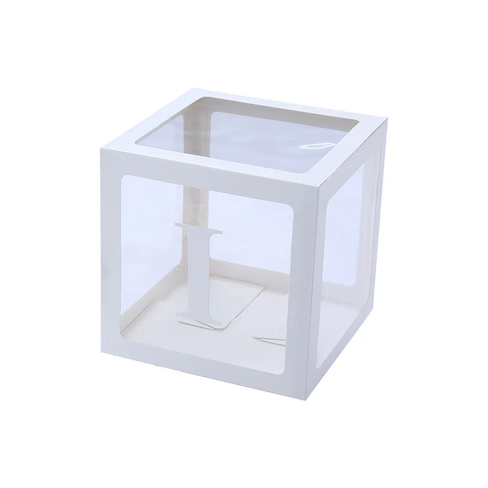 30cm Baby Shower Balloon Box for 1st Birthday Celebrations