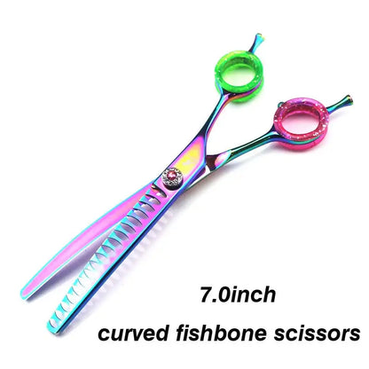 7-8" Stainless Steel Pet Dog Cat Grooming Thinning Scissors