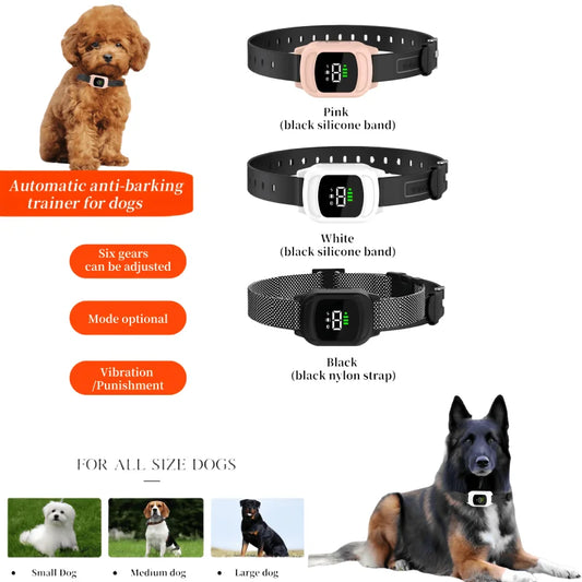 1000m Pet Dog Rechargeable Anti Bark Training Collar