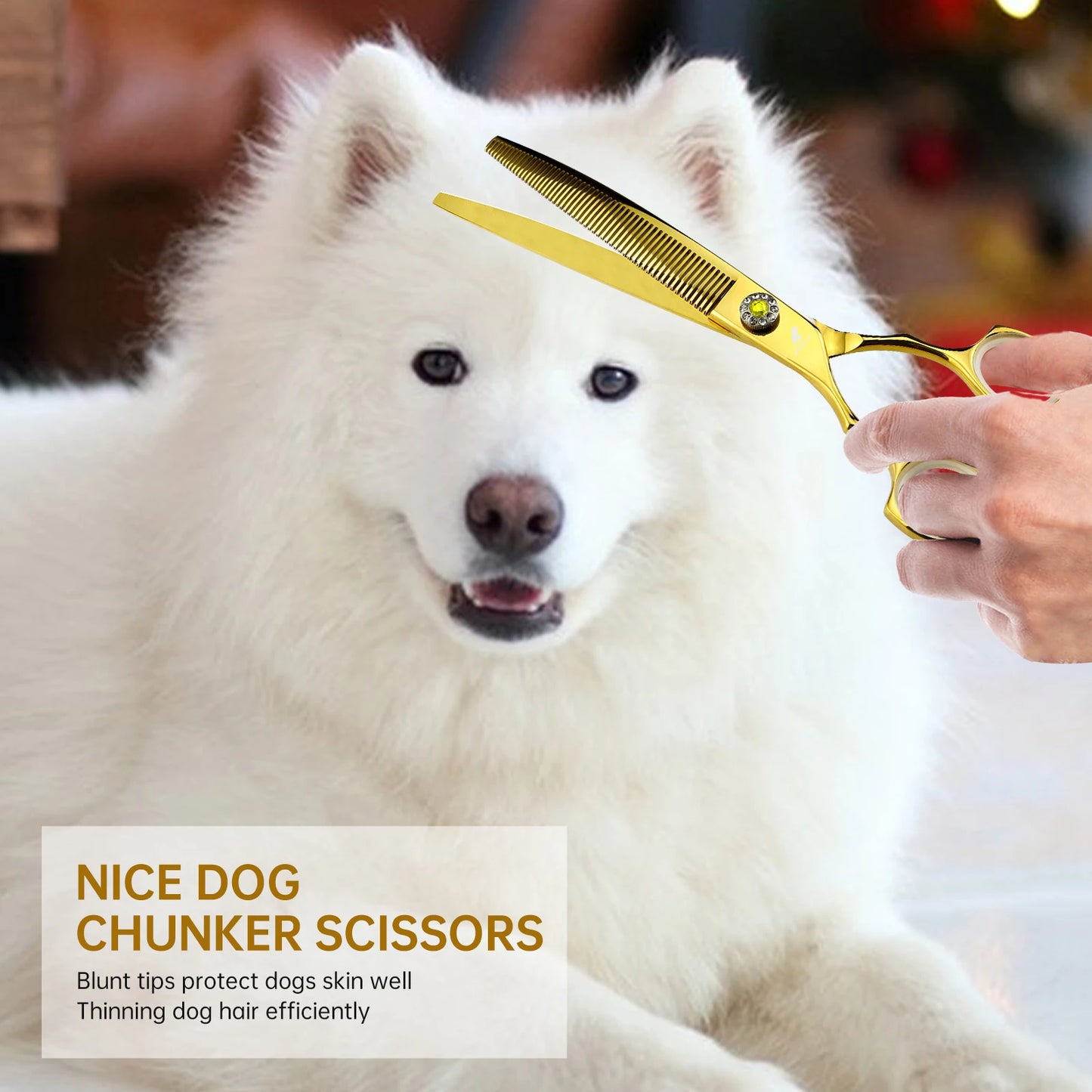 7-8" Stainless Steel Pet Dog Cat Grooming Thinning Scissors