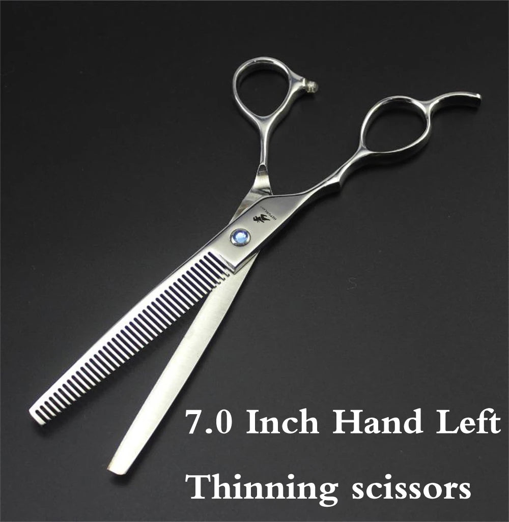 5pc Stainless Steel Pet Dog Cat 7" Grooming Scissors Combs Sets