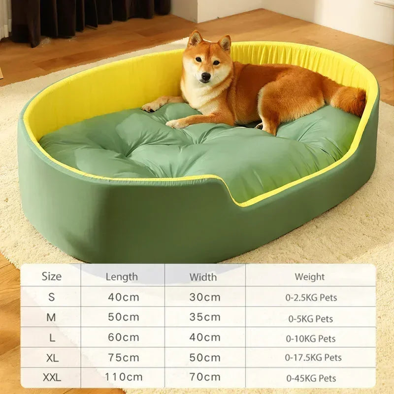 S-L Pet Dog Bed Sofa Kennel Cushion Mat