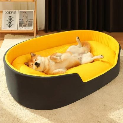 S-L Pet Dog Bed Sofa Kennel Cushion Mat