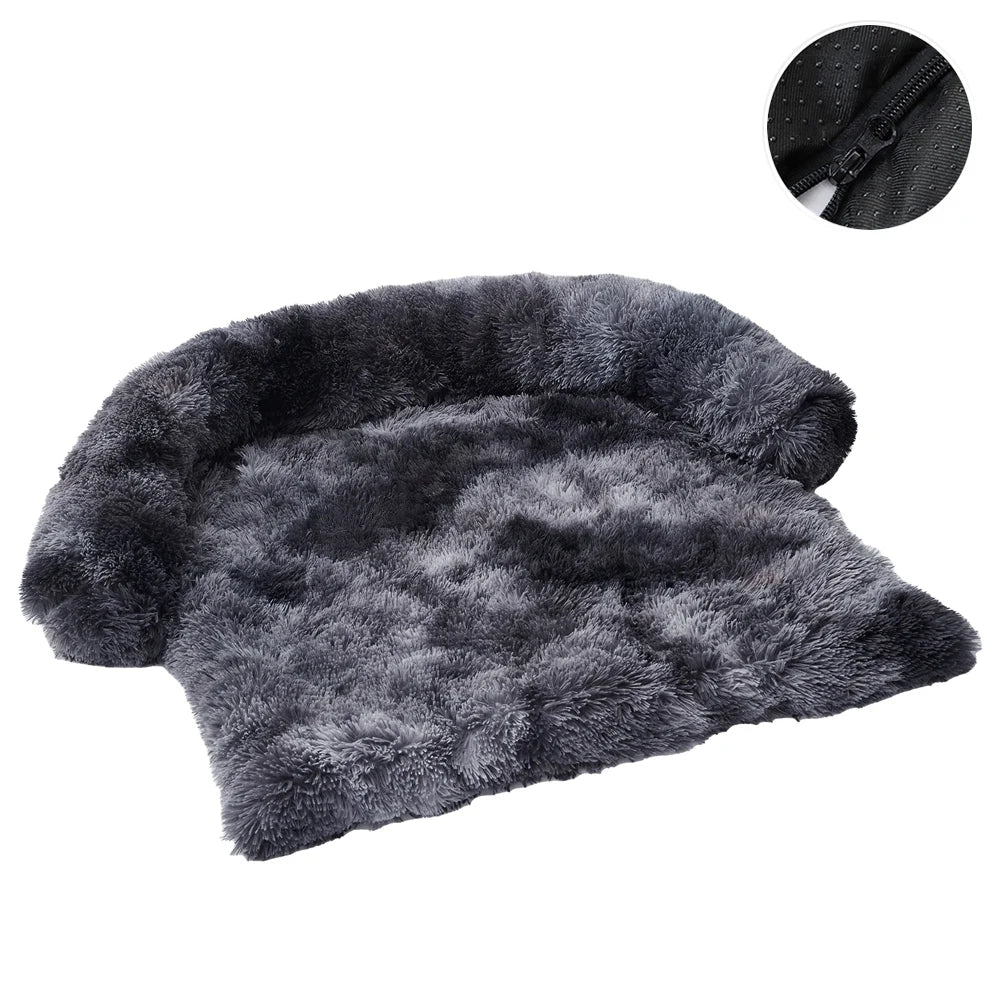 M-XL Removable Cover Plush Pet Dog Bed Sofa Cushion