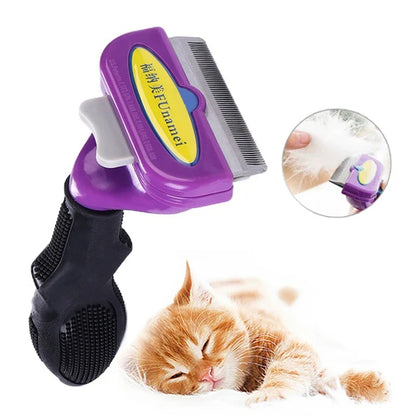 Self Cleaning Pet Dog Cat Hair Removal Grooming Combs