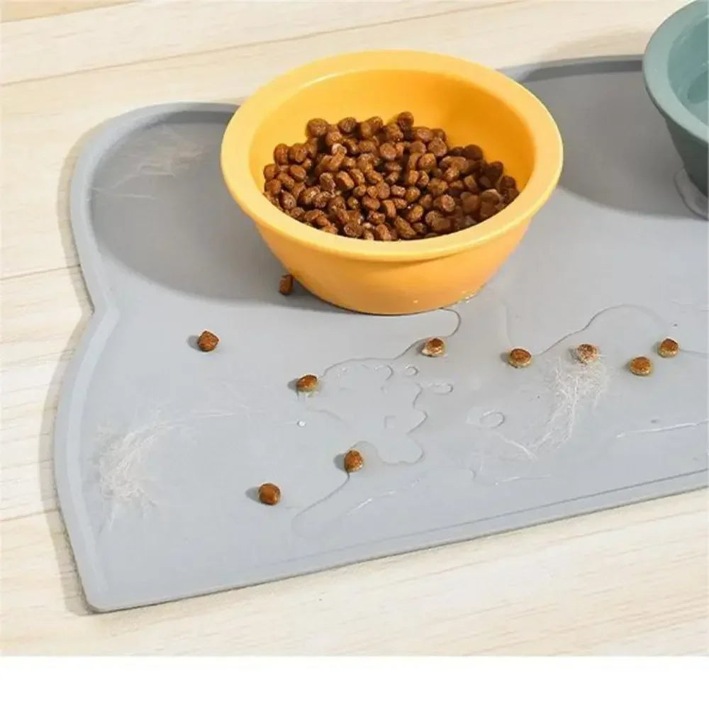 Silicone Pet Dog Cat Feeding Bowl Non Slip Mat