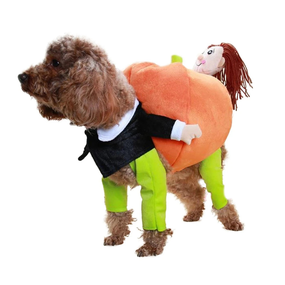 S-2XL Pet Dog Halloween Party Clothes Cosplay Apparel Outfits