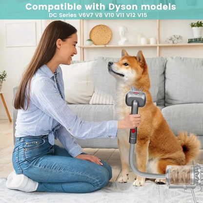 Pet Dog Grooming Brush Attachment Kit For Dyson Vacuum V7 V8 V10 V11 V12 V15