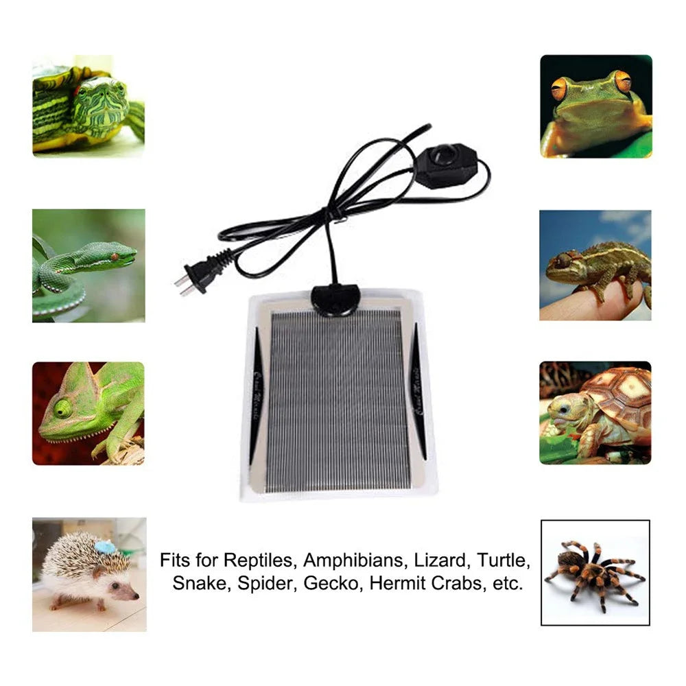 Reptiles Amphibian 5W Heat Mat With Adjustable Temperature Controller