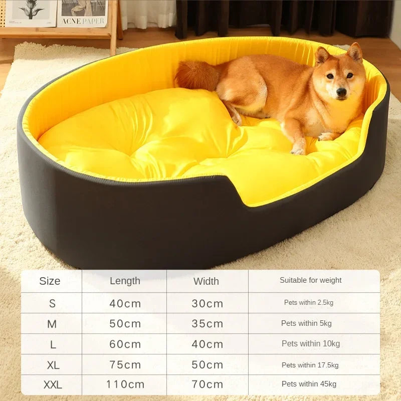 S-L Pet Dog Bed Sofa Kennel Cushion Mat