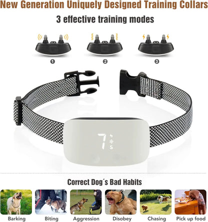 Pet Dog  Rechargeable Automatic Anti Barking Training Collar