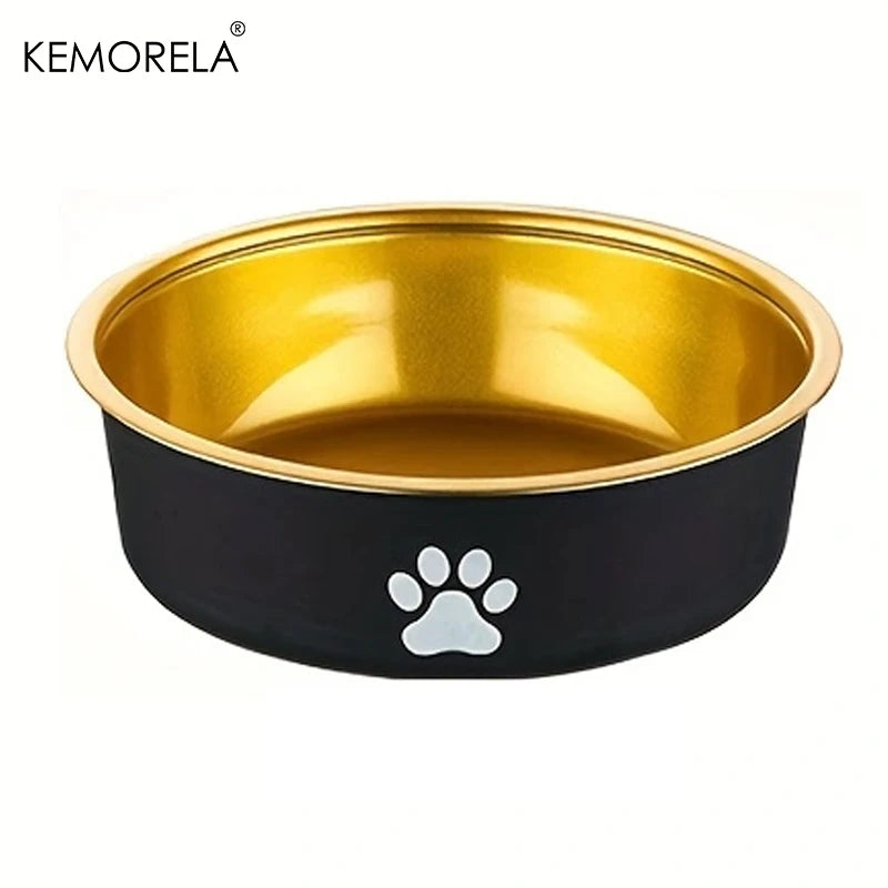 Stainless Steel Anti-Slip Pet Cat Dog Food Water Bowls