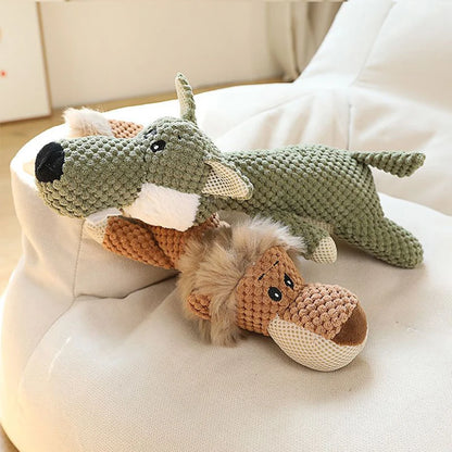 1/3Pcs Bite-Resistant Squeaky Sound Plush Pet Dog Toy