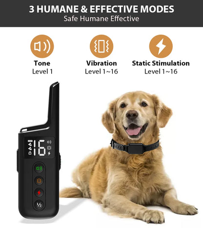 1000ft Pet Dog 3 Training Modes Anti Bark Collar