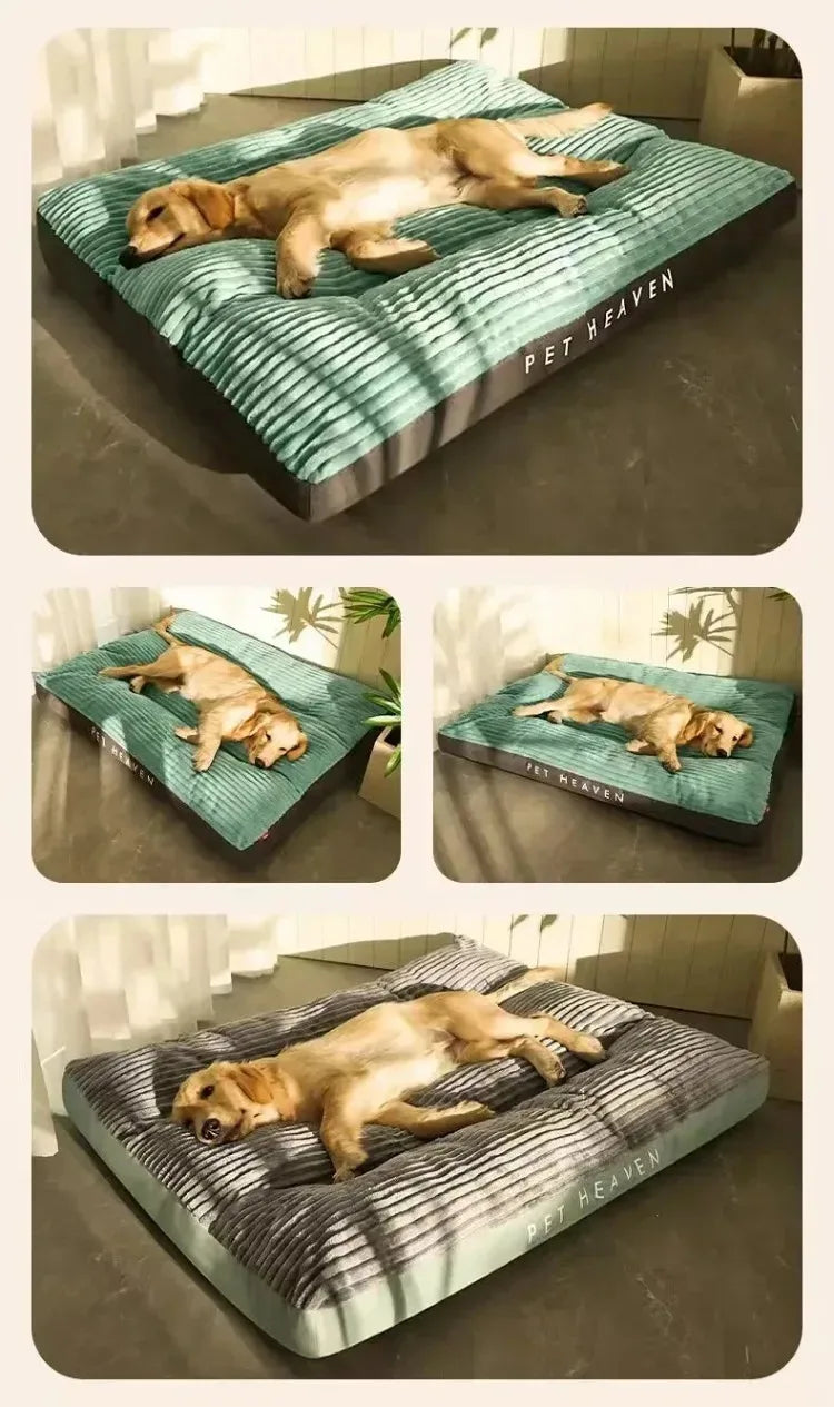 L-3XL Washable Corduroy Pet Dog Bed Sofa Cushion Mat